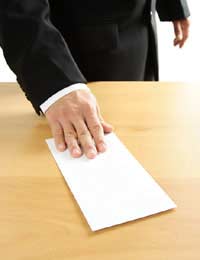 Stepping Down Chairman Board Meeting